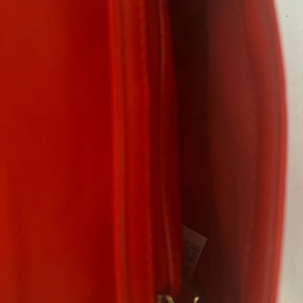 Banana Republic Red Crossbody Bag with Gold Accents - Picture 10 of 14